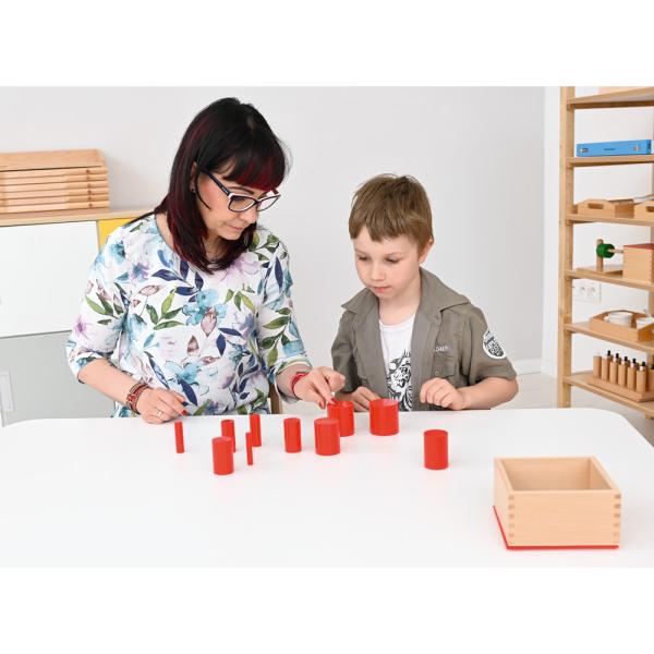 Montessori Farbige Zylinder, 4er Set