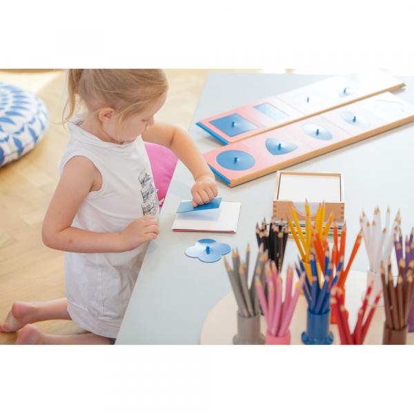 Montessori Metallene Einsatzfiguren