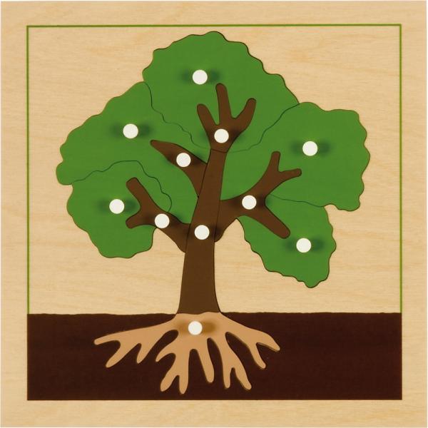 Montessori Botanisches Puzzle, Baum
