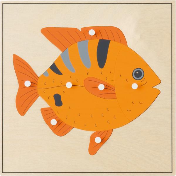 Montessori Tierpuzzle, Fisch
