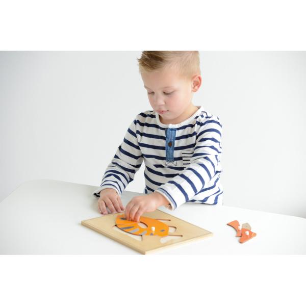 Montessori Tierpuzzle, Fisch