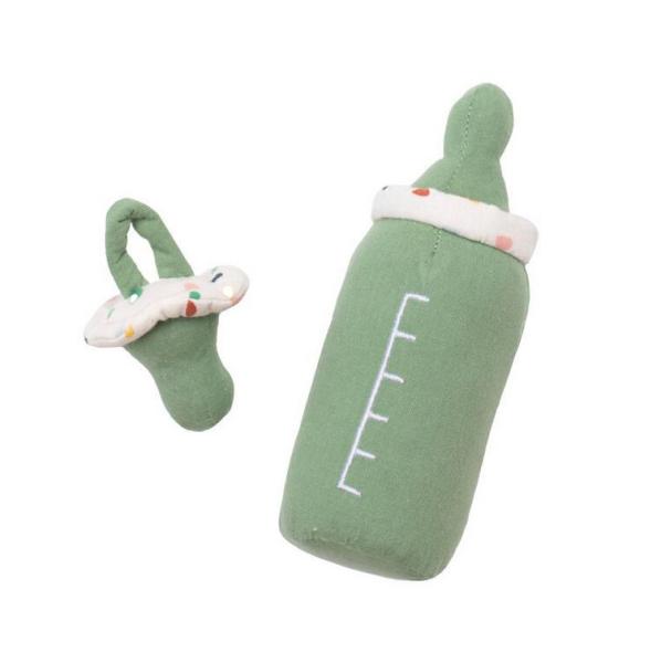 Rubens Babyflasche & Schnuller, grün