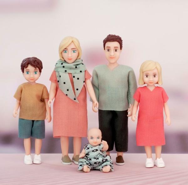 Kindergarten-Puppenset, 15 Teile