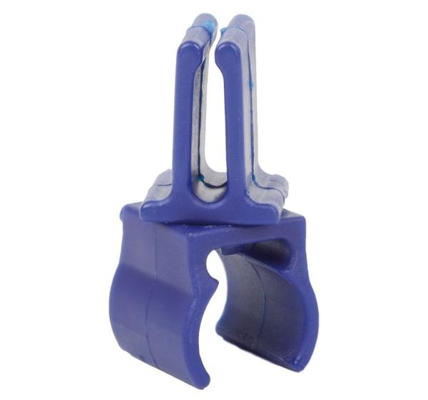 Befestigungsclip Stab/Reifen, blau