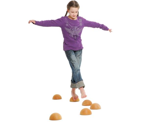 Holzhalbkugel, Buchenholz geölt