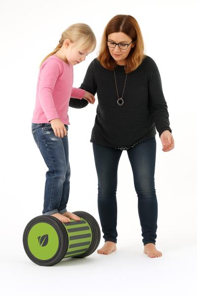 Rolle mit Sand, grün