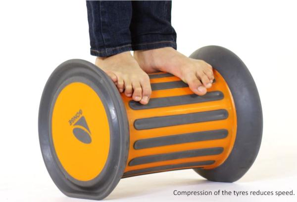 Rolle ohne Sand, orange