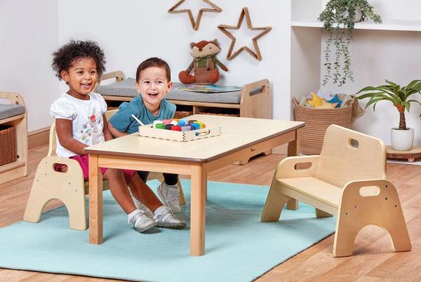 Sitzbank Mike, Sitzhöhe 21 cm, für Tischhöhe 40 cm