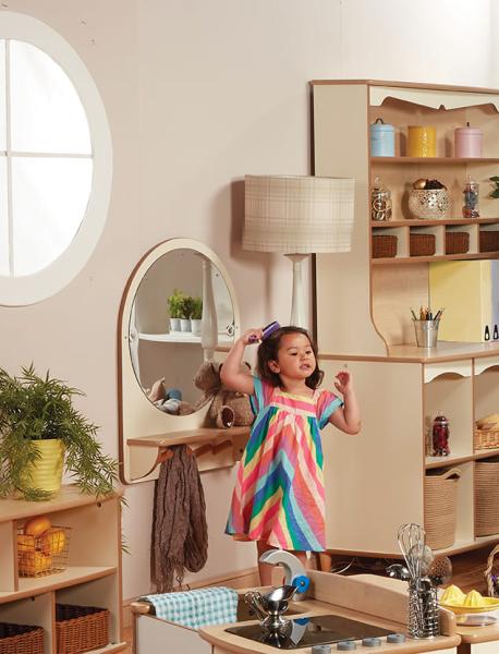 Natura Wandspiegel mit Haken