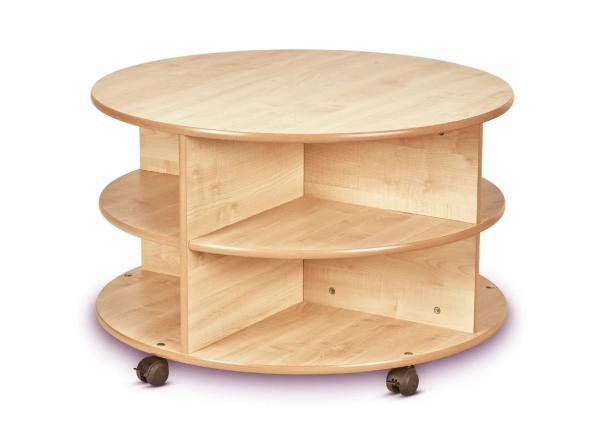 Natura Mobiler Spieltisch, rund, H 54 cm