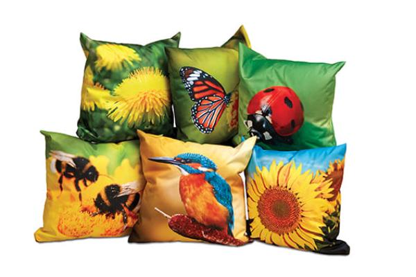 Kissenset Natur, 6 Stck