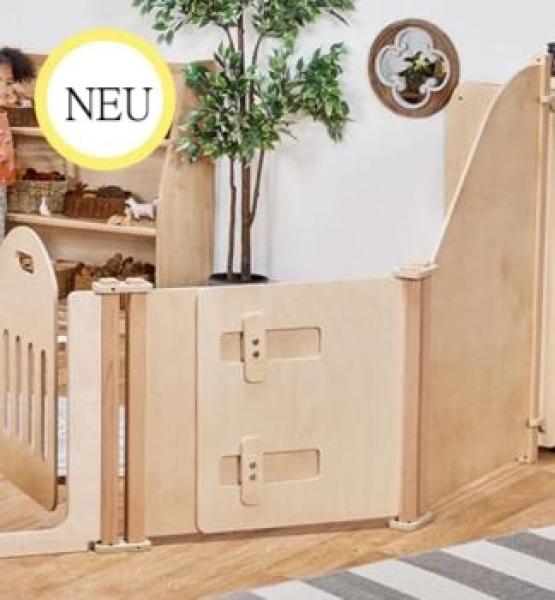 Übergangs-Trennwand, verstellbare Breite