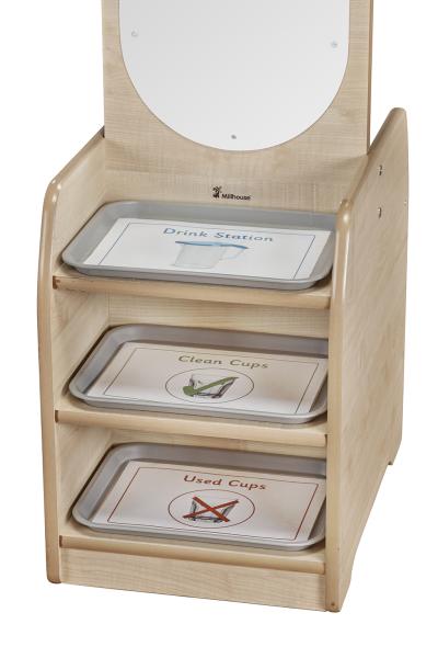 Natura Hygieneregal mit Spiegel