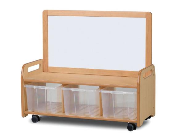 Natura Mobiles Regal S, mit Aufsatz, B 90 cm, 3 Behälter