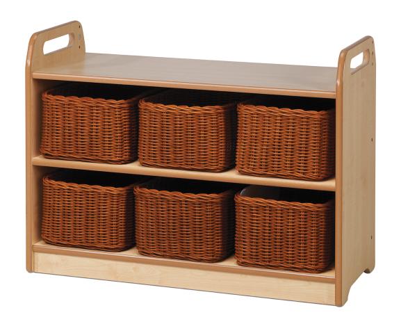 Natura Regal M, mit Rückspiegel, B 90 cm, 6 Körbe