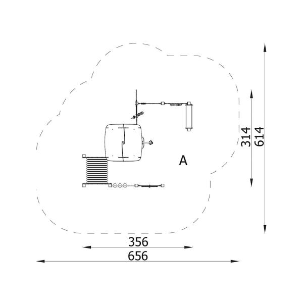 Quadro H Baby Häuschen mit Tunnel 12320