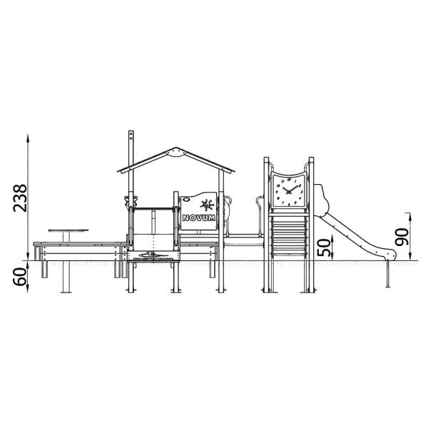 Quadro Me Set 12494 mit Sandkasten
