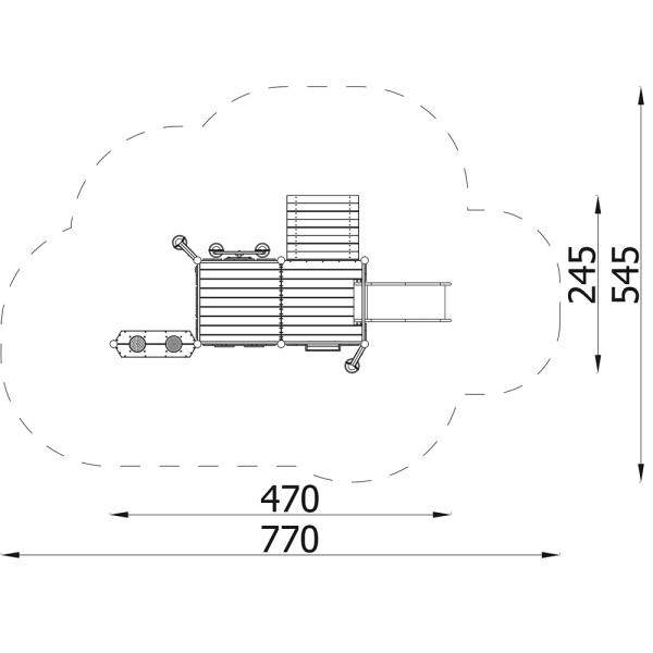 Robinio Sandspielanlage