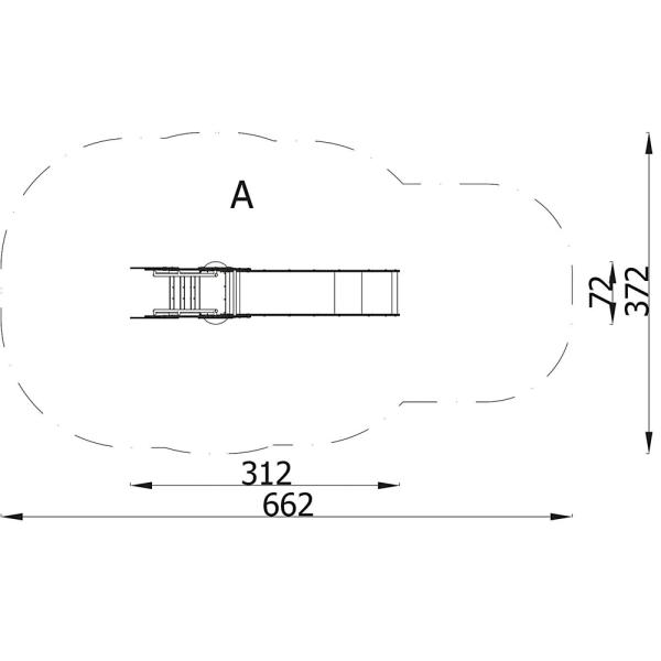 Universum Rutsche Rakete