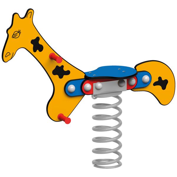 Federwippe Giraffe, Beton-Bodenanker