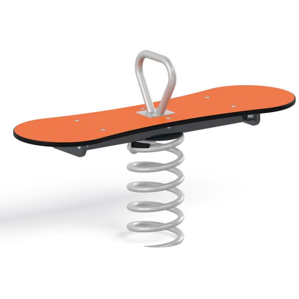 Federwippe Skateboard, Beton-Bodenanker