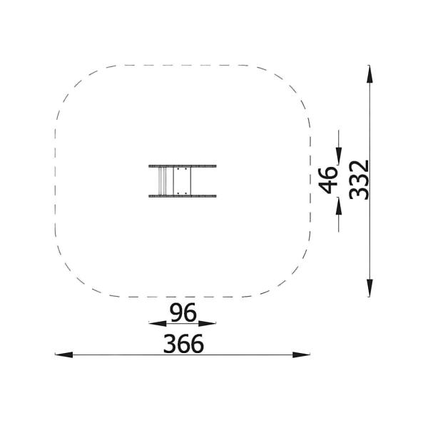 Federwippe Fuchs, Beton-Bodenanker