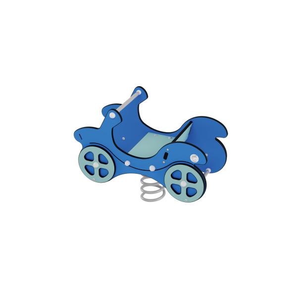 Federwippe Auto Urbi-B (pastelltürkis), Beton-Bodenanker