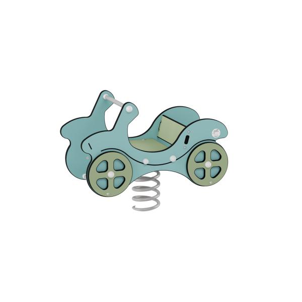 Federwippe Auto Urbi-C (blassgrün), Beton-Bodenanker