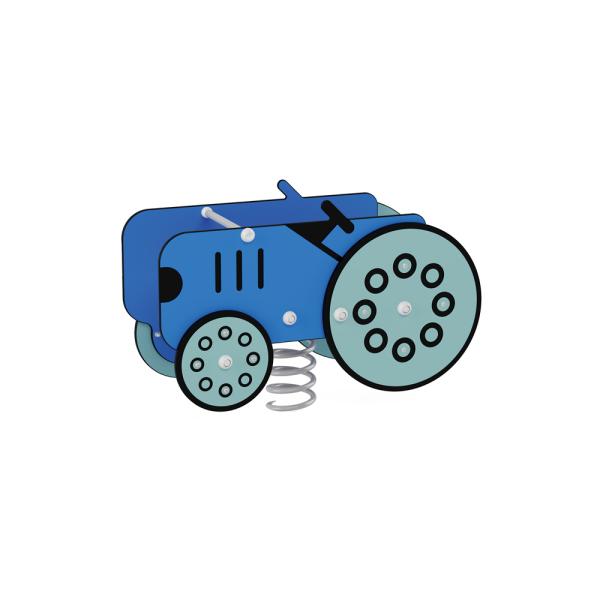 Federwippe Traktor Urbi-B (pastelltürkis), Beton-Bodenanker