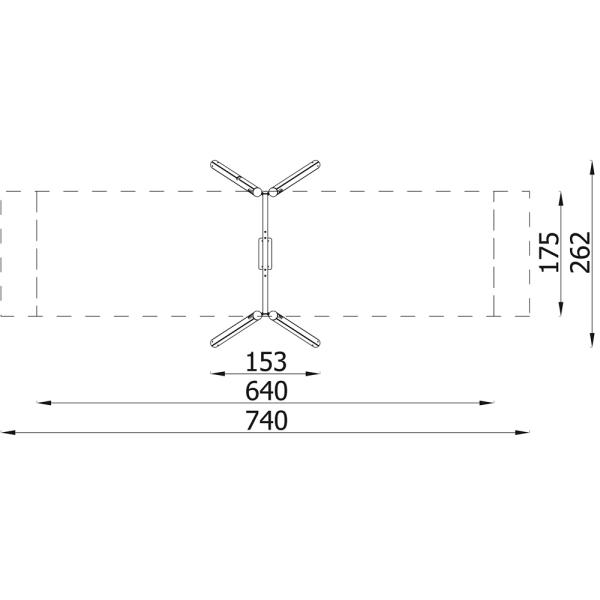 Orbis H Einfachschaukel - Gestell