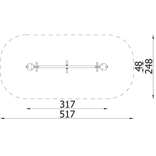 Bogenwippe, Edelstahl
