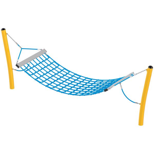 Hängematte, Metallpfosten