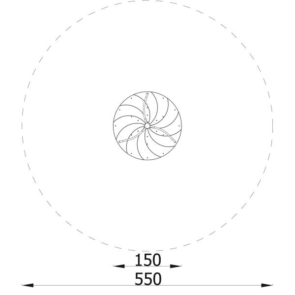Stehkarussell Roto 150
