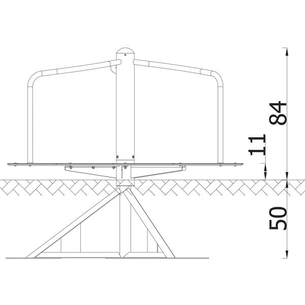 Stehkarussell Roto 150