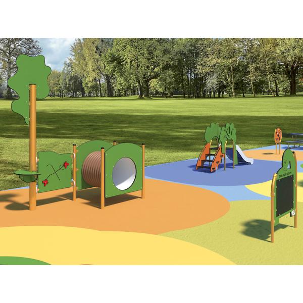 Dino Tunnel mit Baum