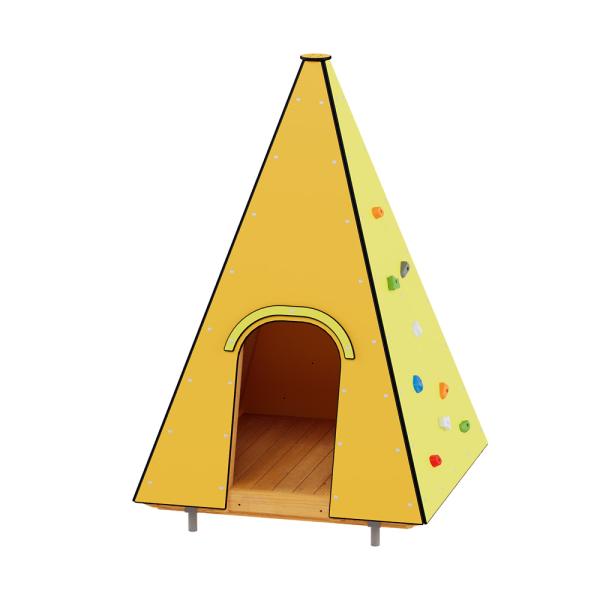 Milo Tipi mit Kletterwänden