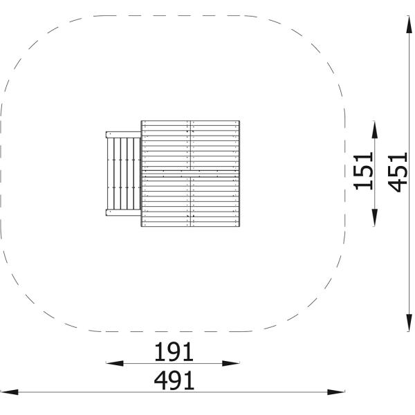 Terra Häuschen, mit Terrasse