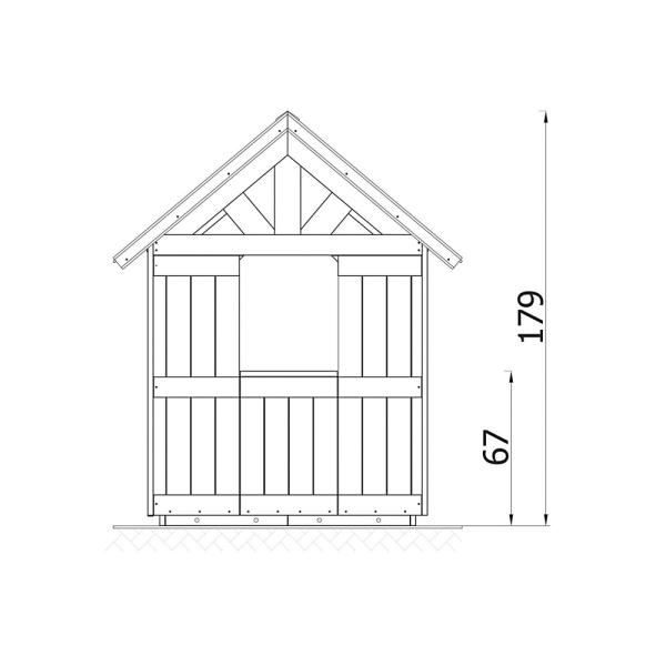 Terra Häuschen, geschlossen