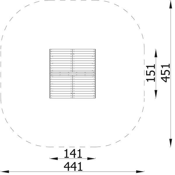 Terra Häuschen, geschlossen