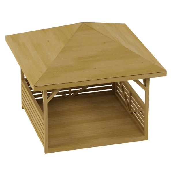 Terra Pavillon, mit Boden