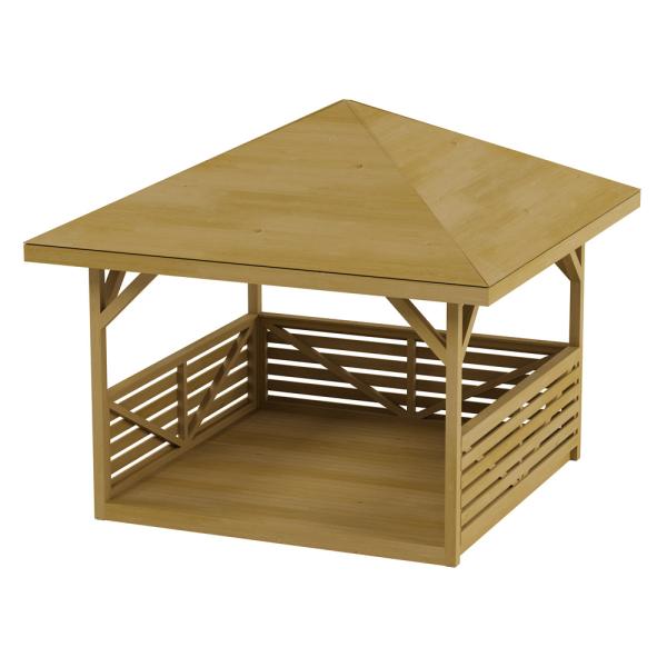 Terra Pavillon, mit Boden