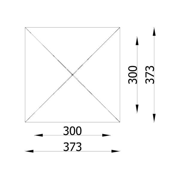 Terra Pavillon, mit Boden