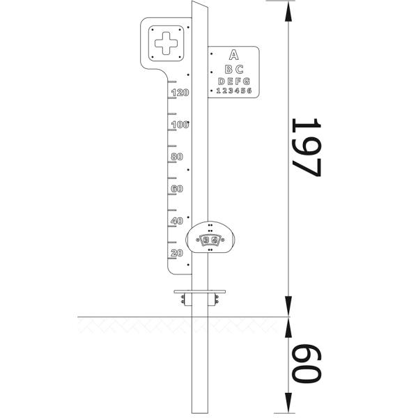 Robinio Arzt-Messlatte
