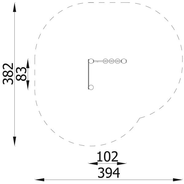Orbis H Tic-Tac-Toe-Spiel mit Malwand