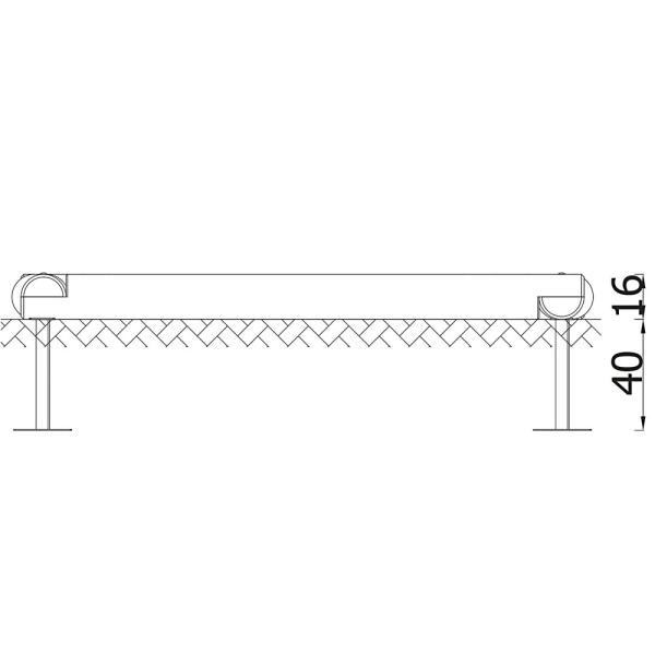 Robinio Sandkasten, 2 x 2 m