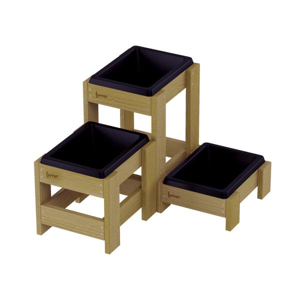 Terra Pflanzkasten mit Einsatz, flach