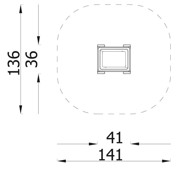 Terra Pflanzkasten mit Einsatz, mittel
