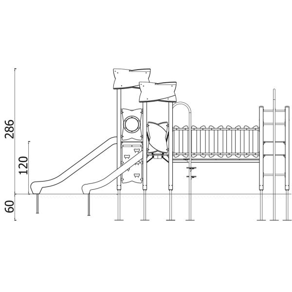 Urbi H Set 8 - A (Wände altrosa)