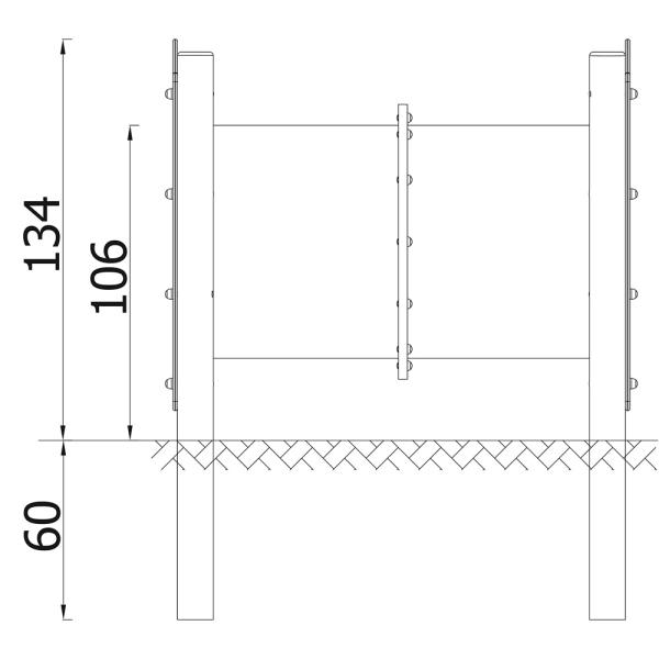 Robinio Kriechtunnel