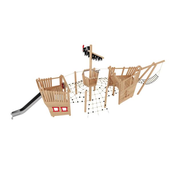 Robinio Schiff Kapitän Schwarzbart